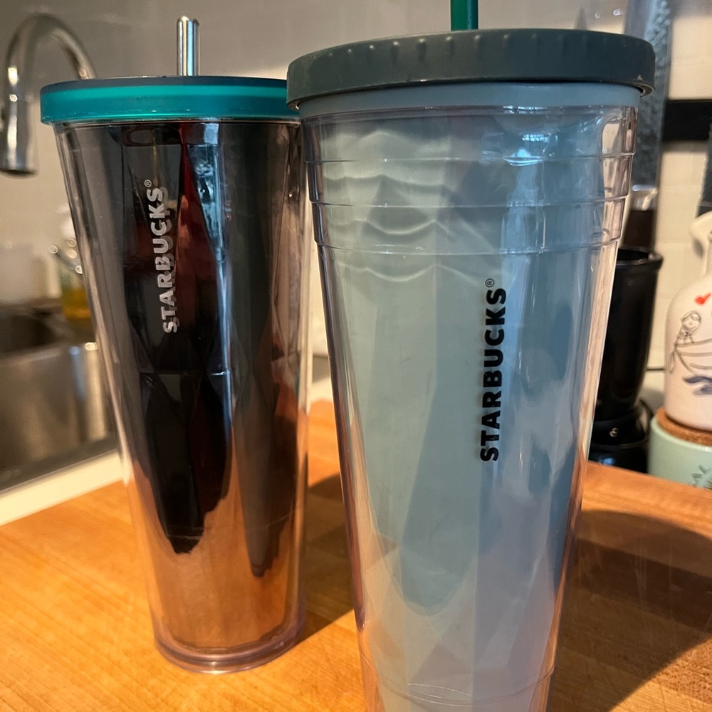 Reusable Starbucks tumblers
